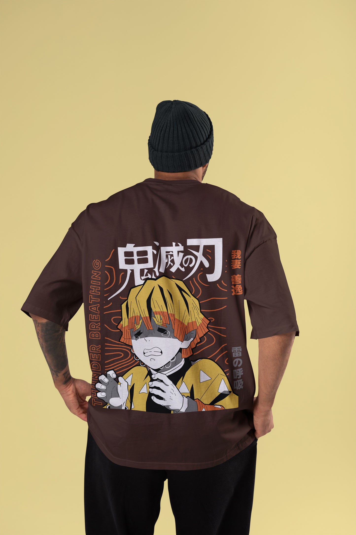 Demon Slayer - Zenitsu Agatsuma Oversized T-Shirt
