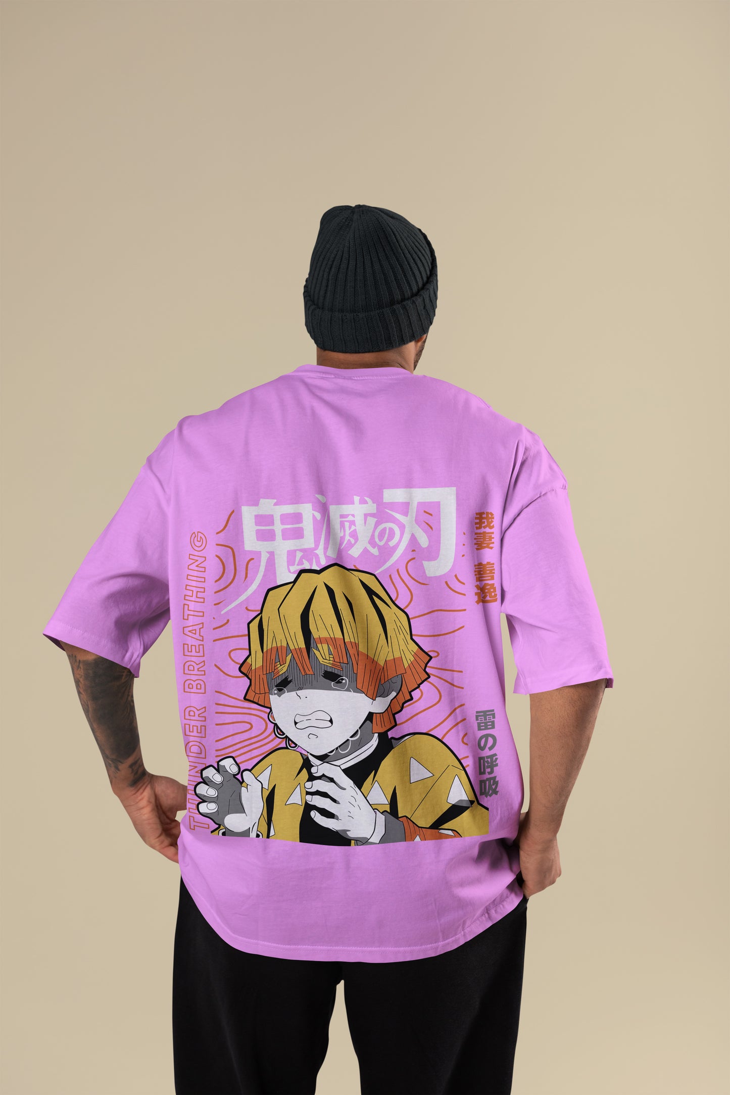 Demon Slayer - Zenitsu Agatsuma Oversized T-Shirt