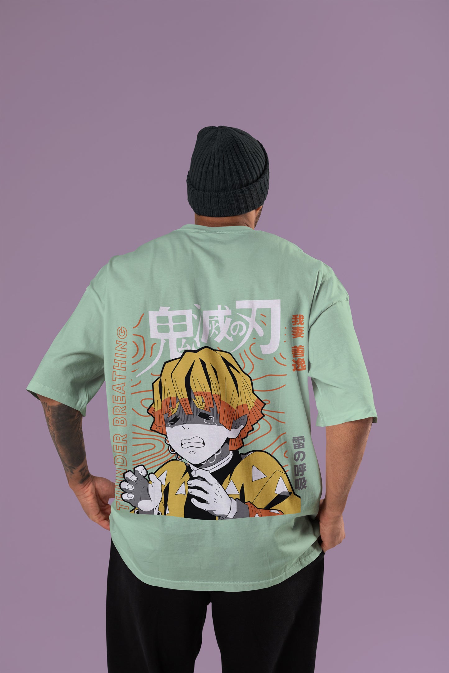 Demon Slayer - Zenitsu Agatsuma Oversized T-Shirt