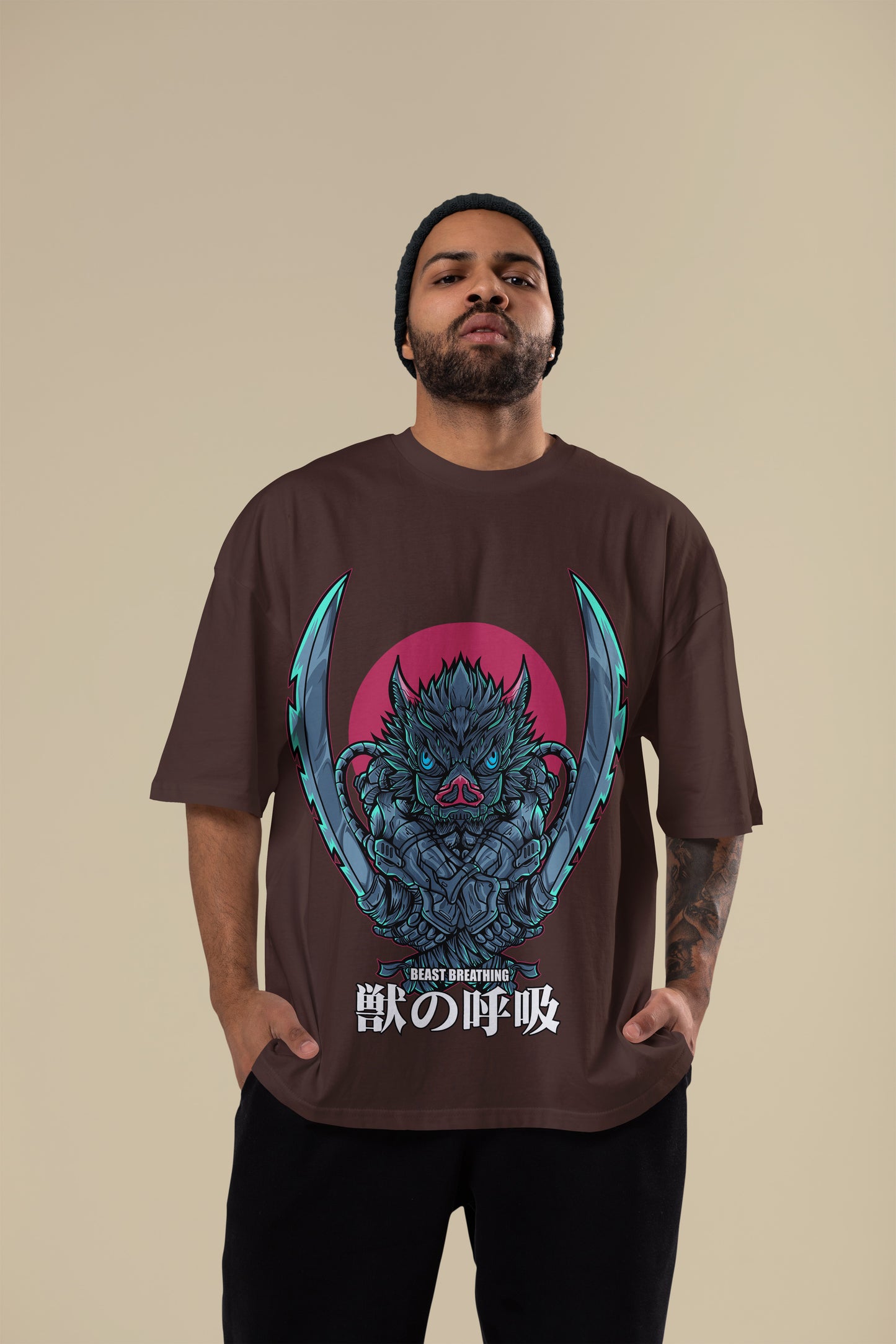 Demon Slayer - Inosuke Beast Breathing Oversized T-Shirt