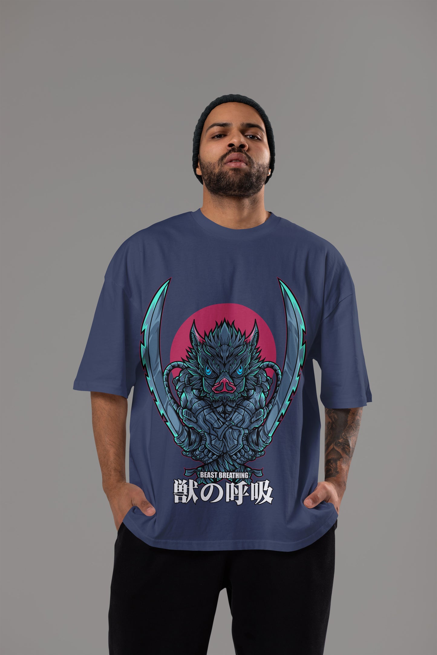 Demon Slayer - Inosuke Beast Breathing Oversized T-Shirt
