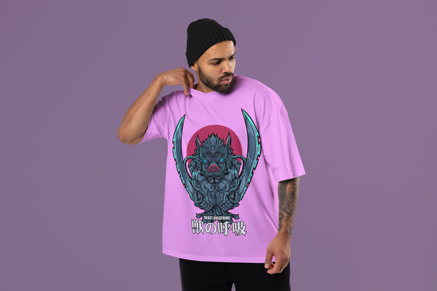 Demon Slayer - Inosuke Beast Breathing Oversized T-Shirt