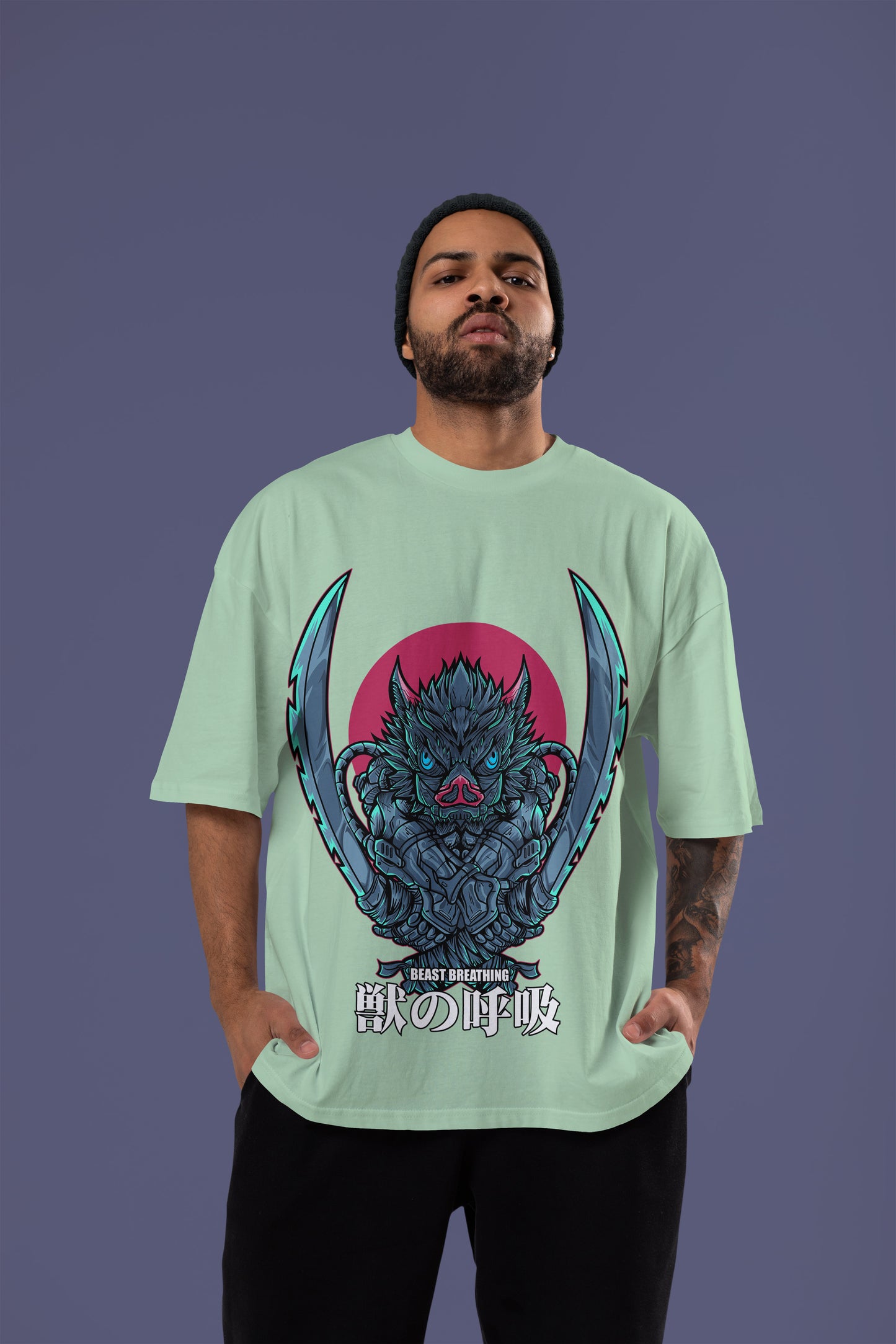 Demon Slayer - Inosuke Beast Breathing Oversized T-Shirt