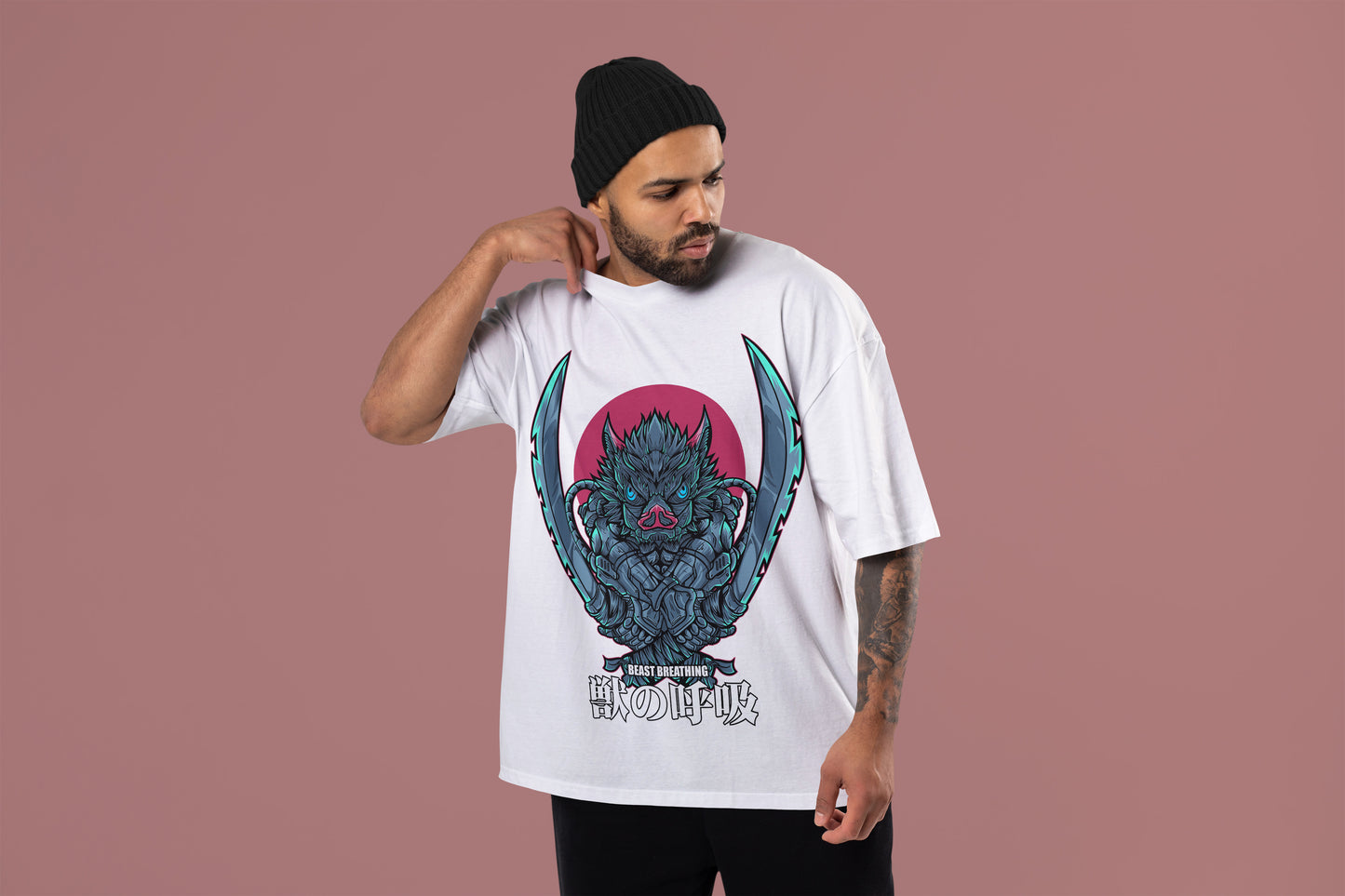 Demon Slayer - Inosuke Beast Breathing Oversized T-Shirt