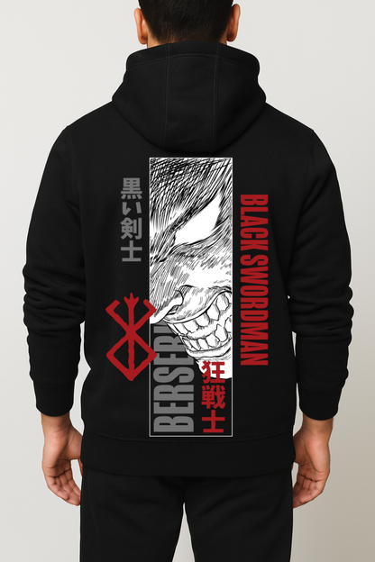 Berserk - Black Swordsman Premium Hoodie