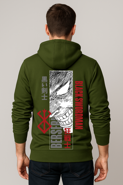 Berserk - Black Swordsman Premium Hoodie