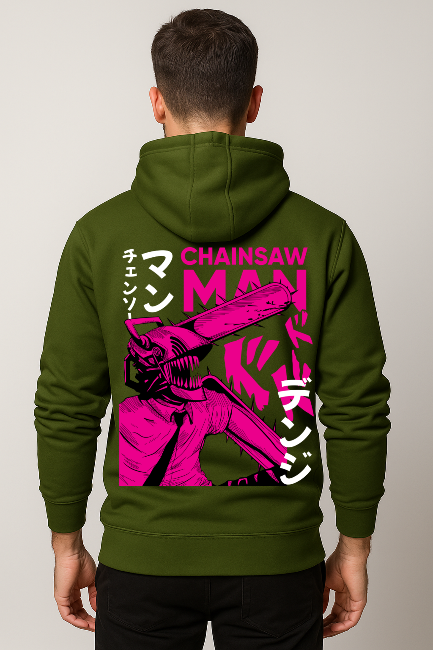 Chainsaw Man - Neon Slash Premium hoodie