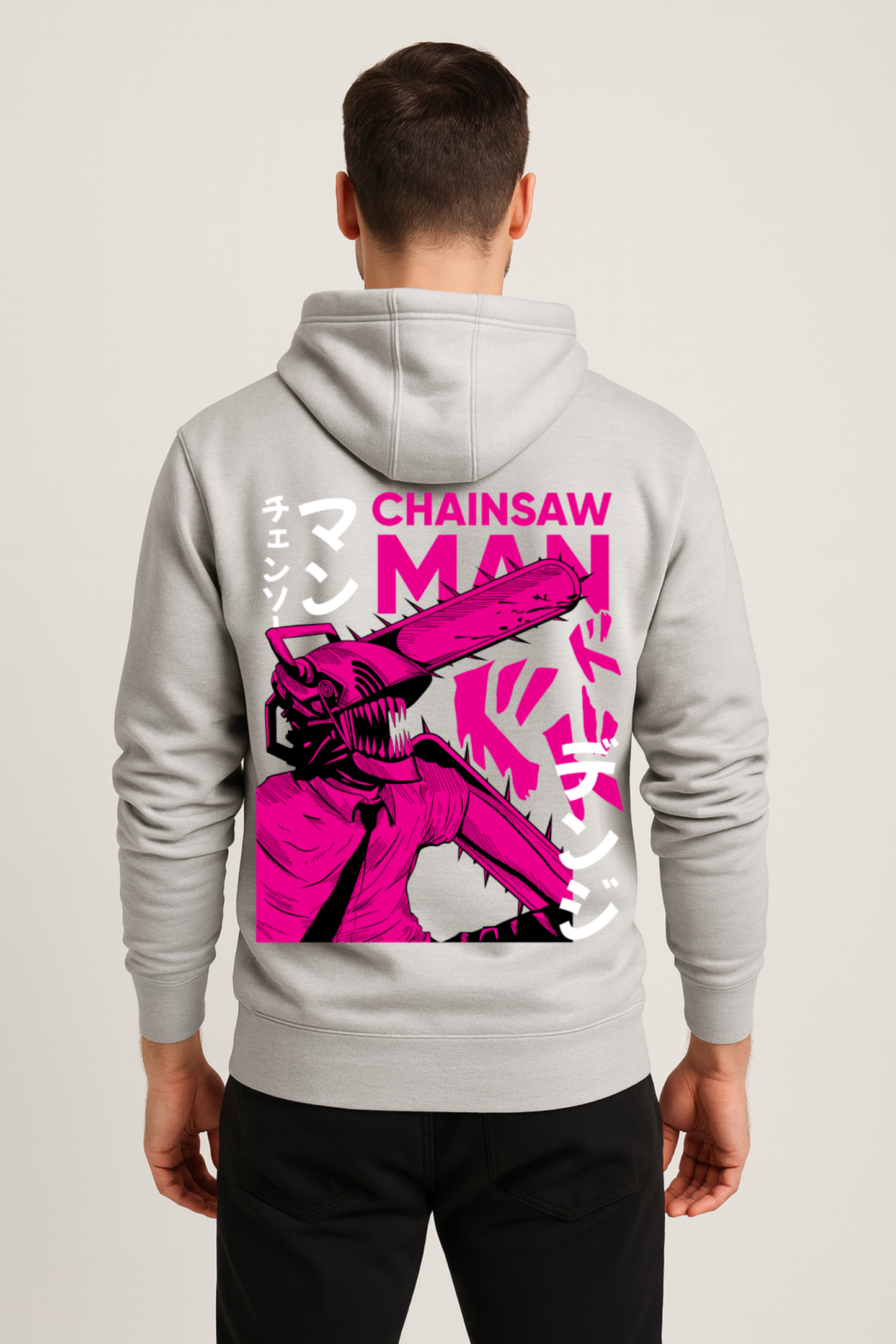 Chainsaw Man - Neon Slash Premium hoodie