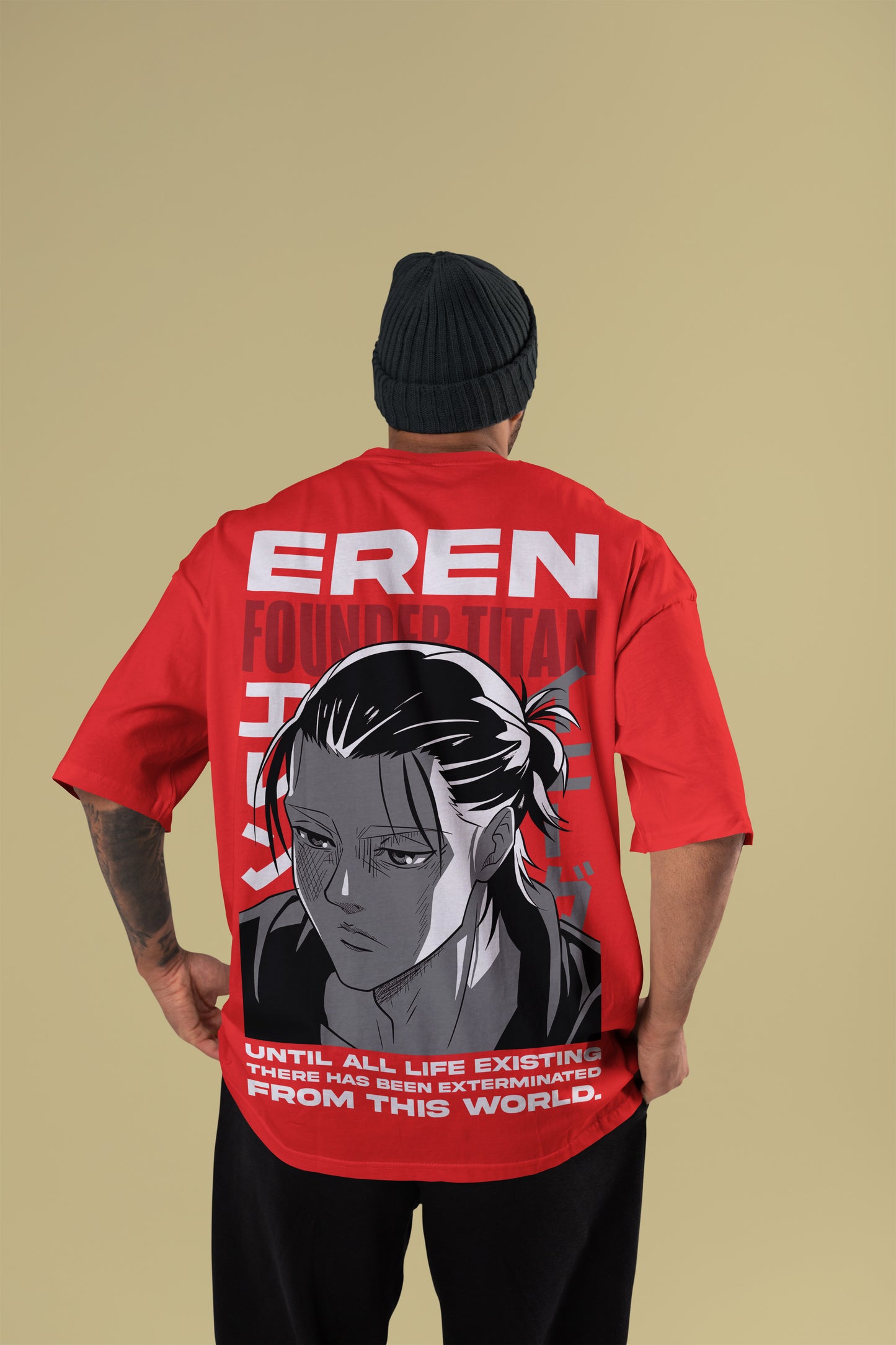Attack On Titan – EREN YEAGER OVERSIZED TEE