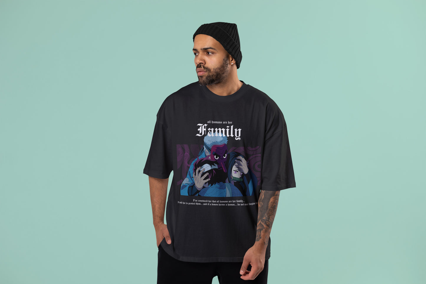 Demon Slayer - Family Oversized T-Shirt