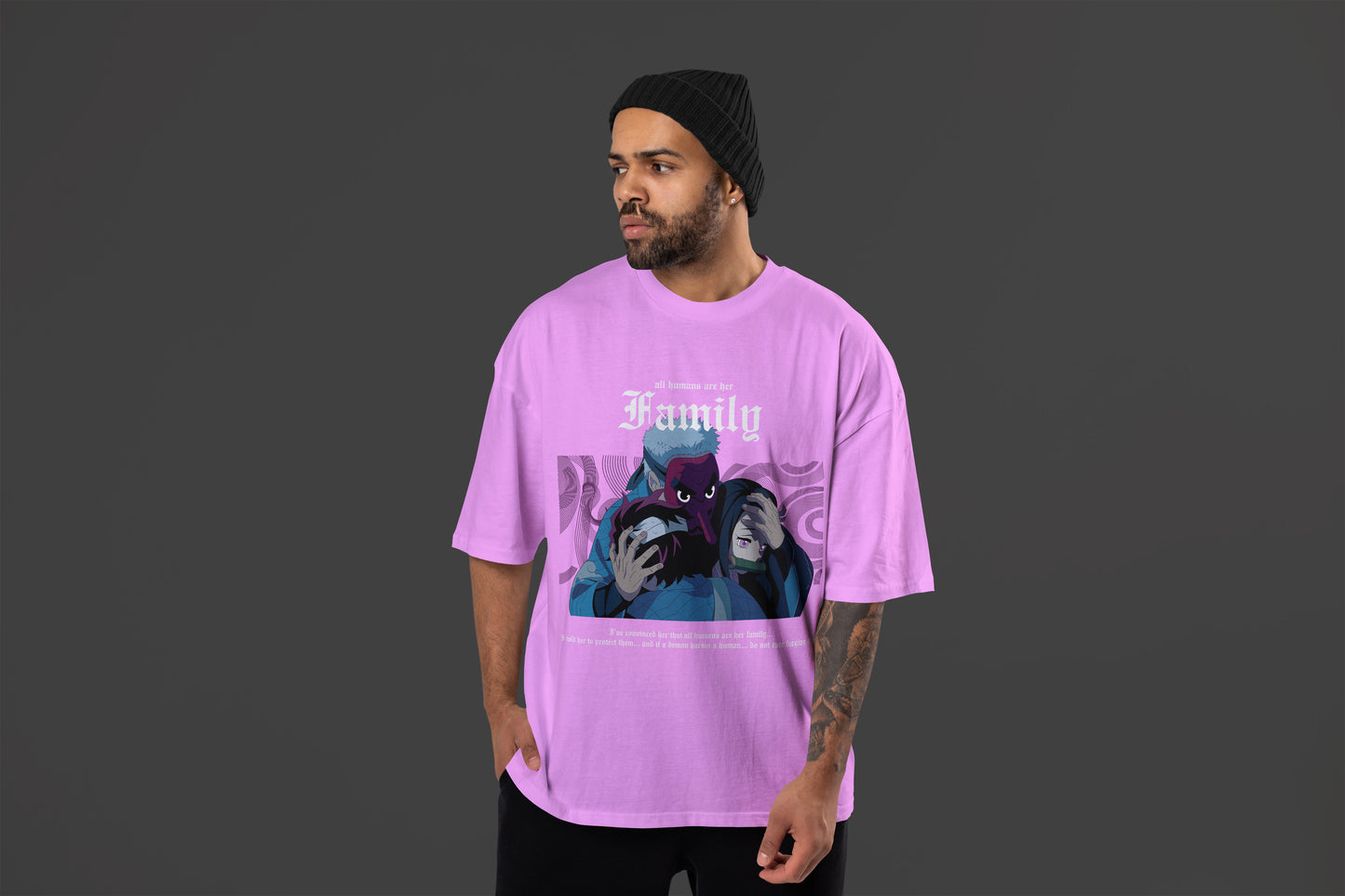 Demon Slayer - Family Oversized T-Shirt