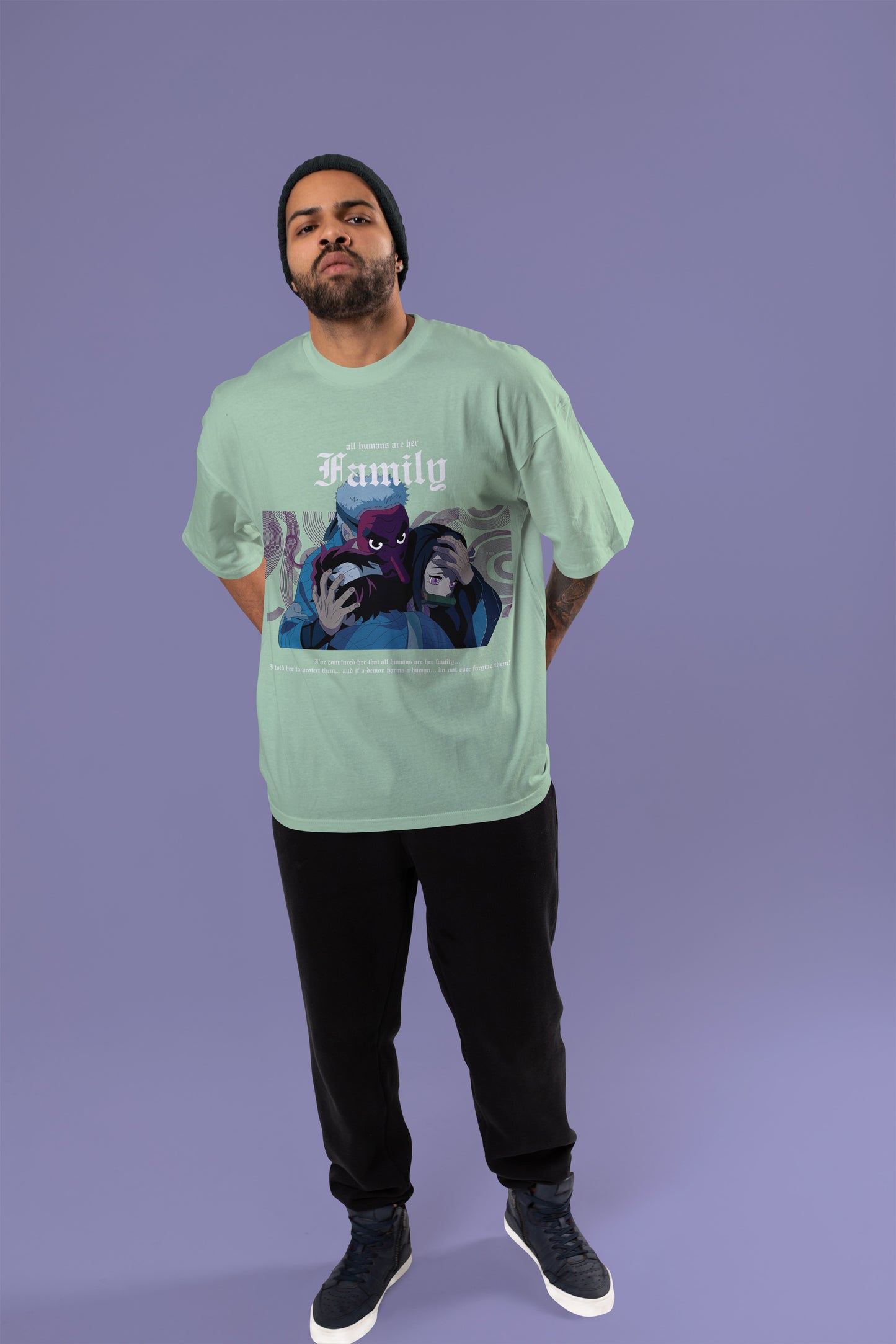 Demon Slayer - Family Oversized T-Shirt