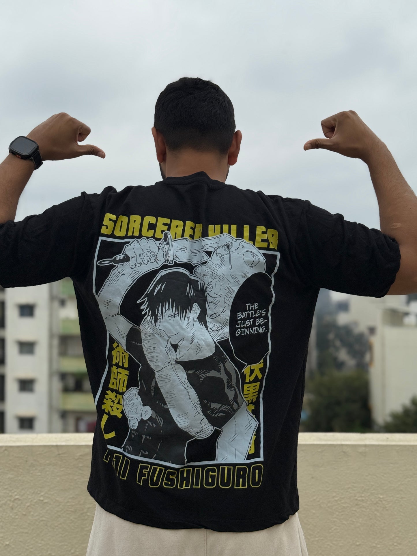 Toji Oversized Tee | Jujutsu Kaisen Edition