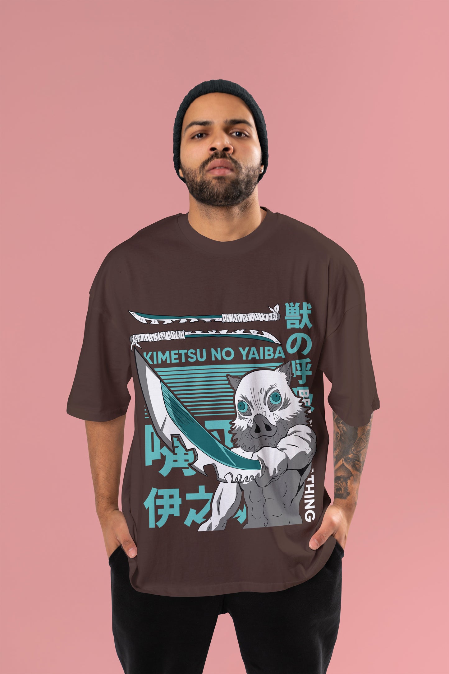 Demon Slayer - Inosuke’s Boar Head Oversized T-Shirt