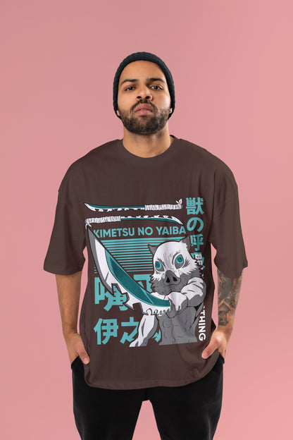 Demon Slayer - Inosuke’s Boar Head Oversized T-Shirt
