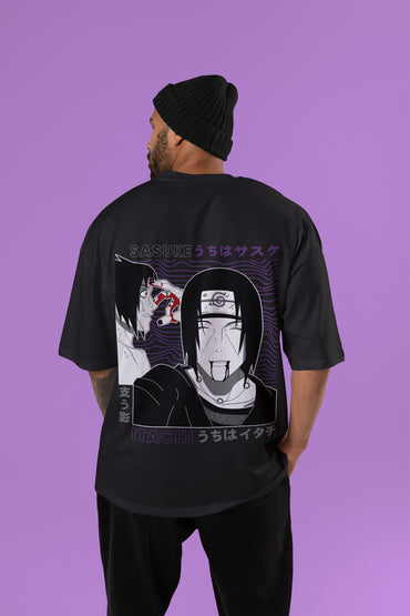 Naruto - Itachi X Sasuke Oversized T-Shirt