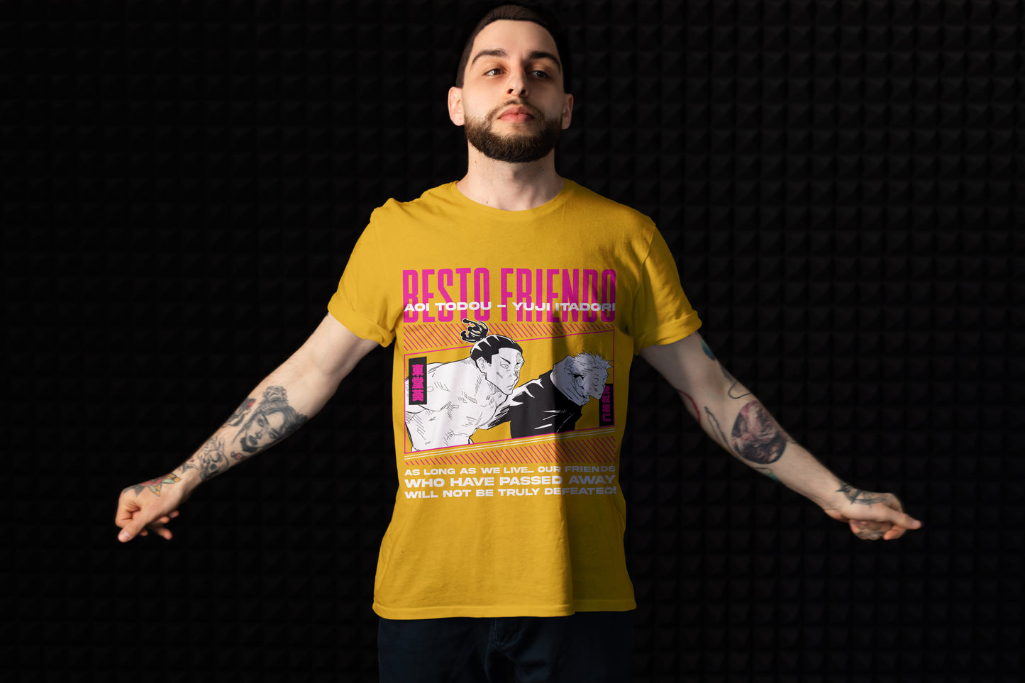 Besto Friendo Vibes – Itadori x Toudou Tee | Jujutsu Kaisen Edition