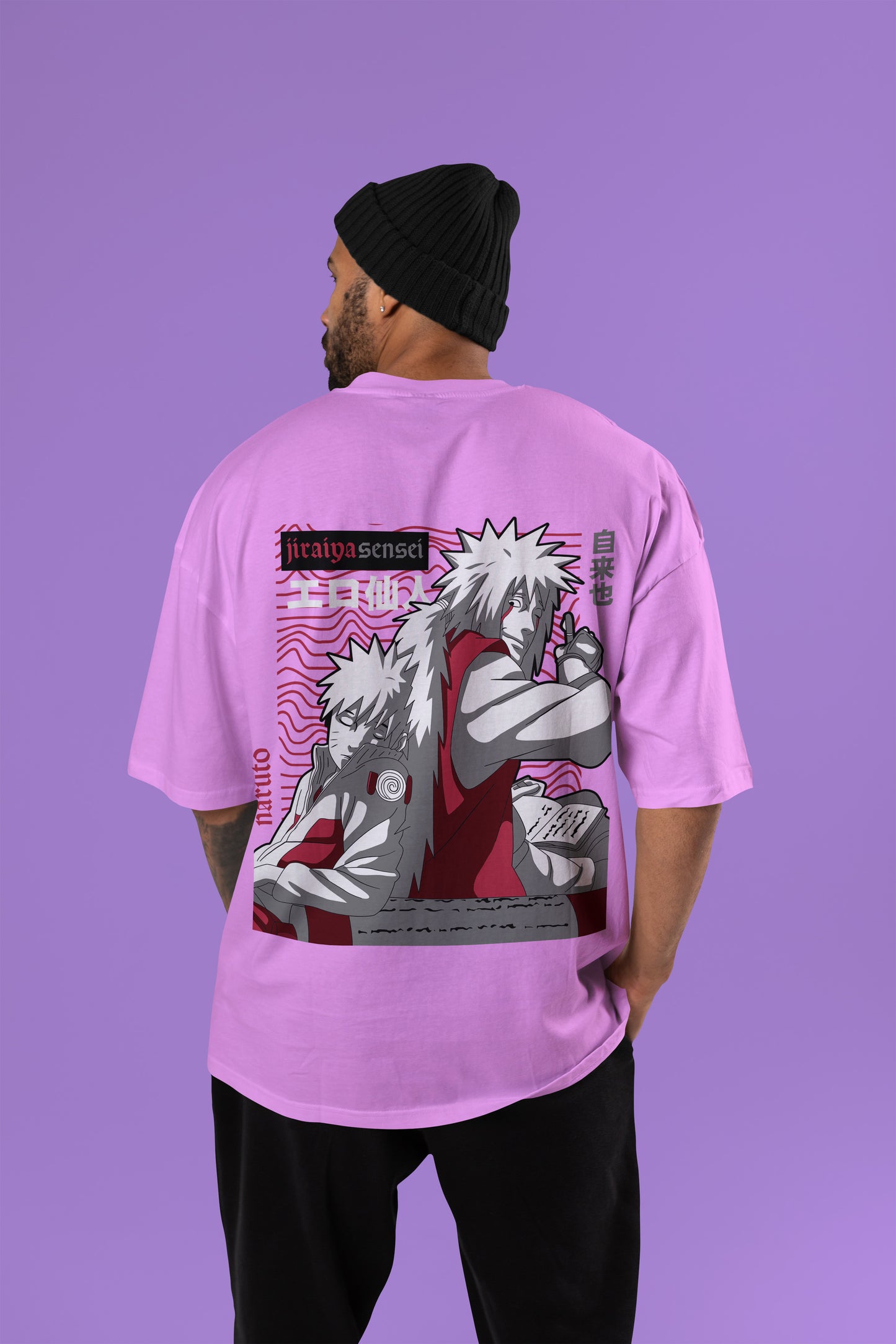Naruto - Jiraiya X Naruto Oversized T-Shirt