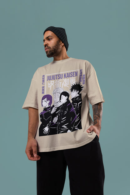 Jujutsu Kaisen Squad Oversized Tee | Jujutsu Kaisen Edition