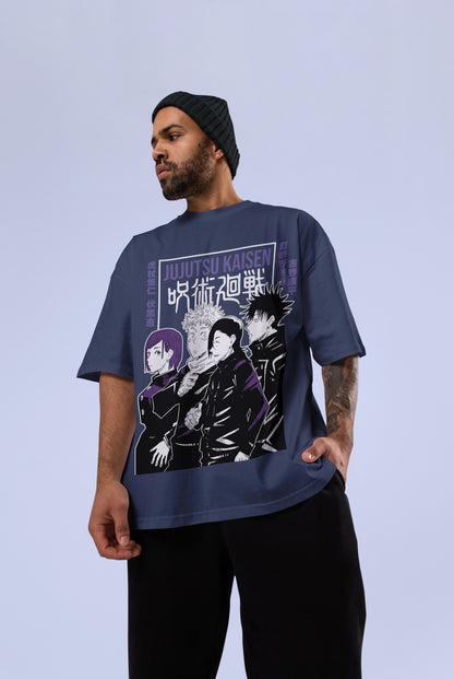 Jujutsu Kaisen Squad Oversized Tee | Jujutsu Kaisen Edition