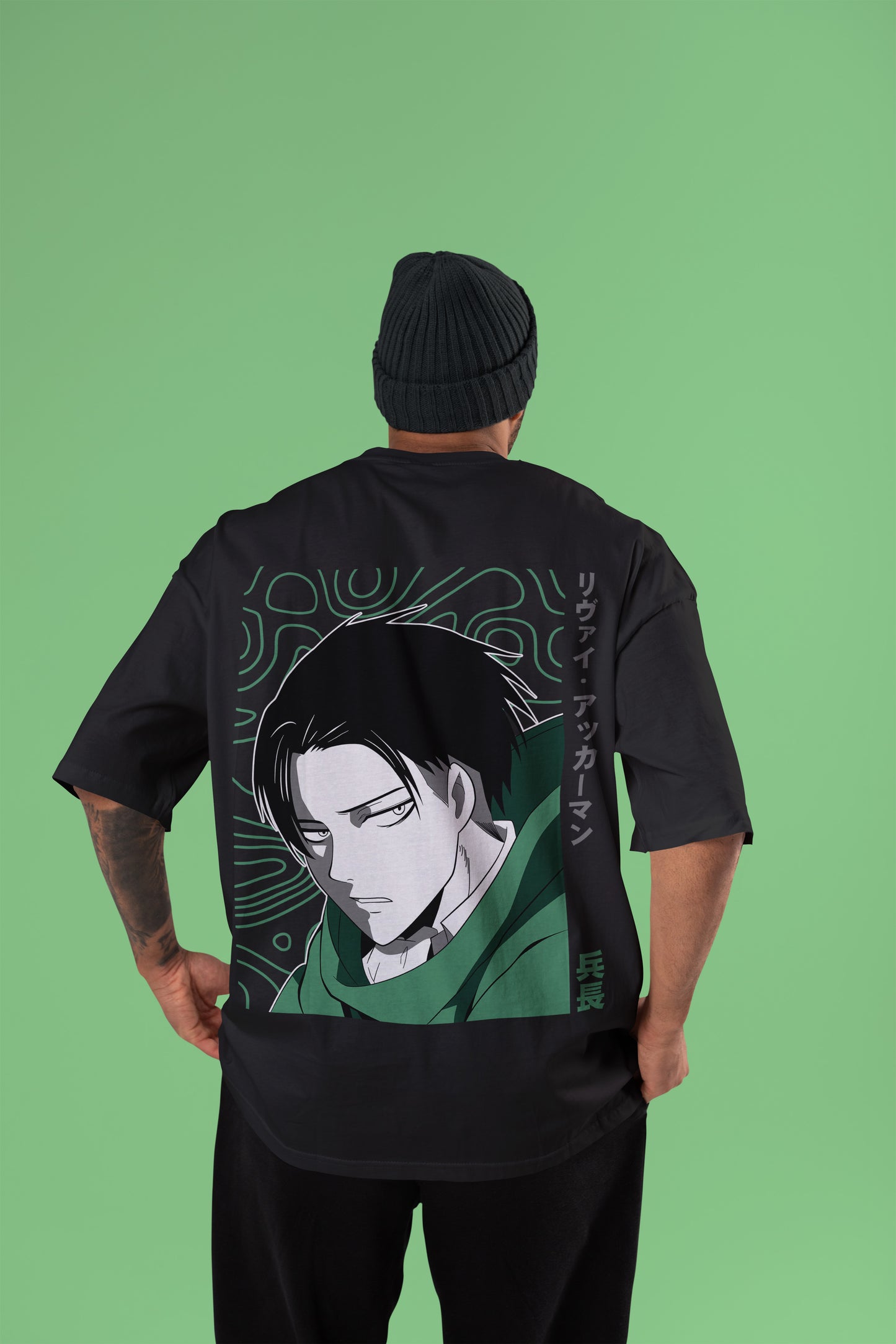 Attack On Titan – LEVI ACKERMAN OVERSIZED TEE
