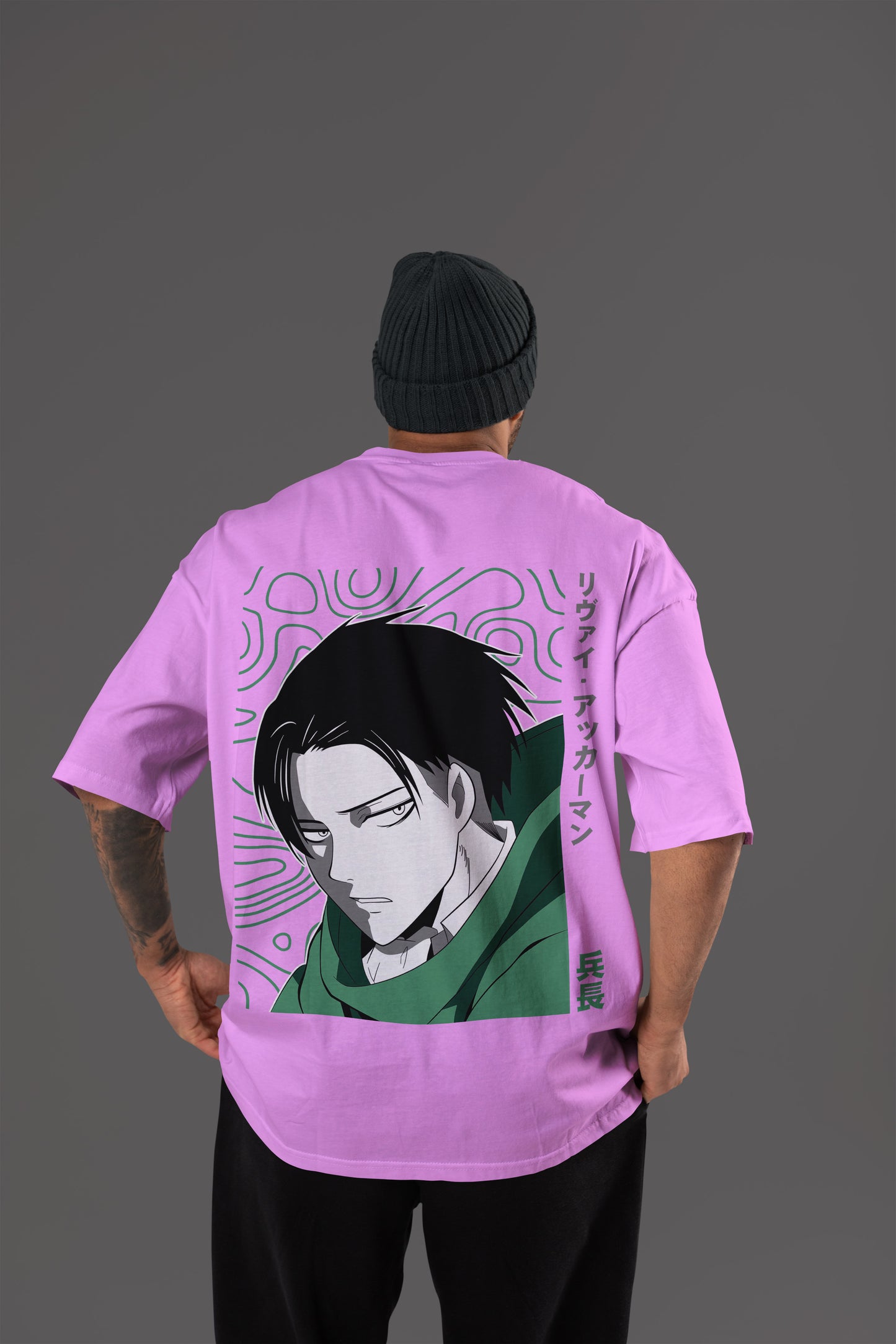 Attack On Titan – LEVI ACKERMAN OVERSIZED TEE