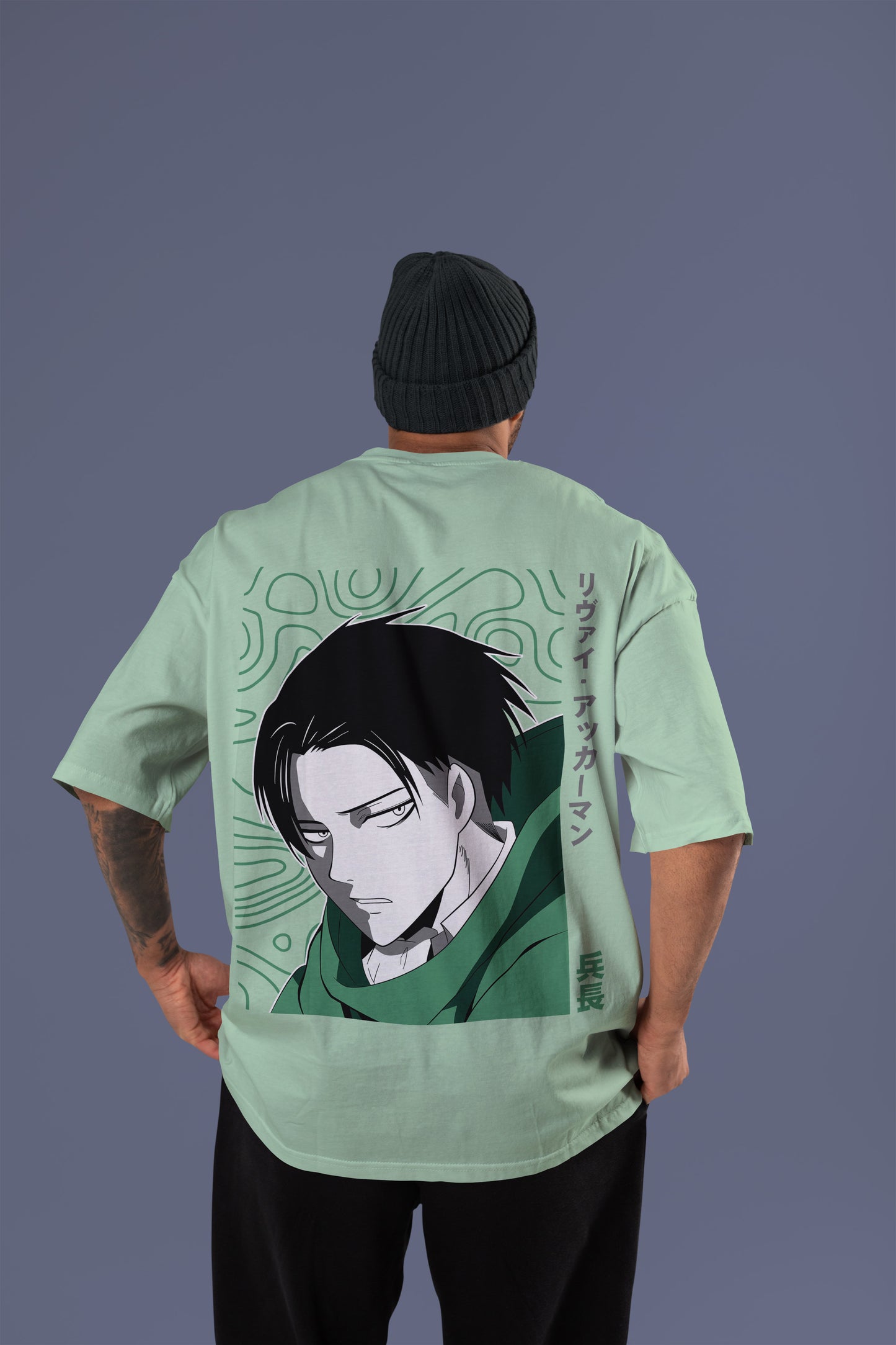 Attack On Titan – LEVI ACKERMAN OVERSIZED TEE