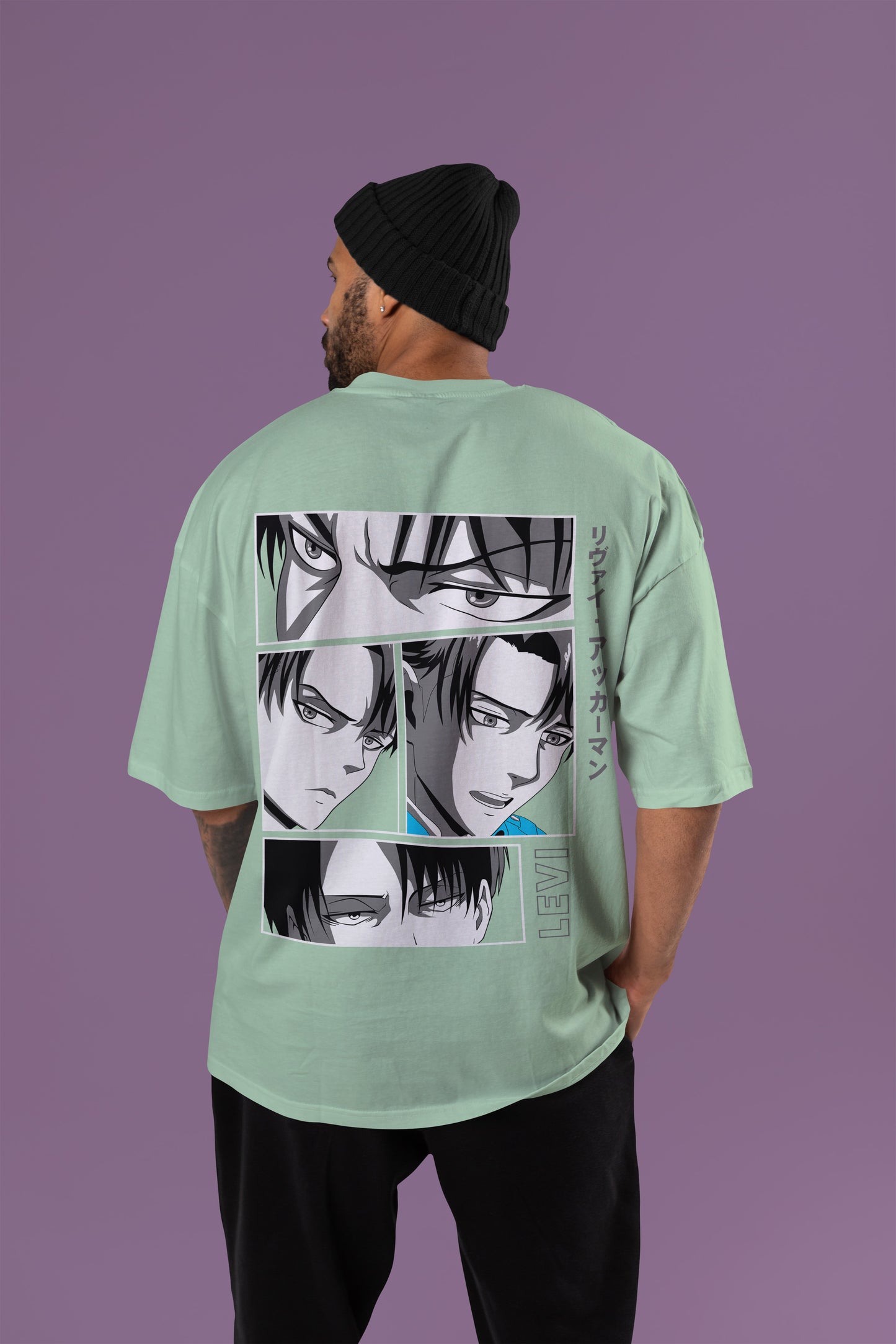 Attack On Titan – LEVI OVERSIZED TEE