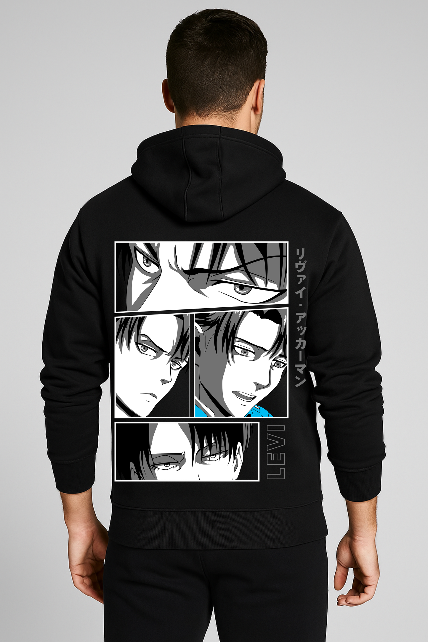 AOT - LEVI ACKERMAN PREMIUM HOODIE