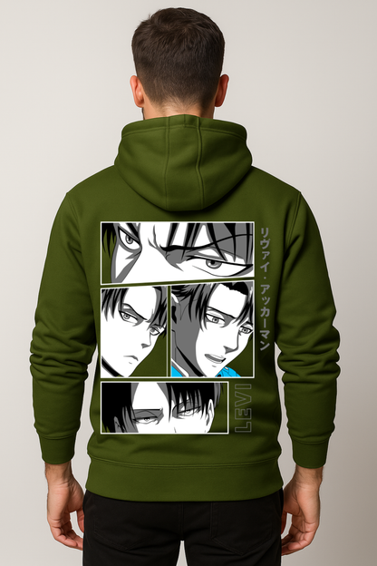 AOT - LEVI ACKERMAN PREMIUM HOODIE