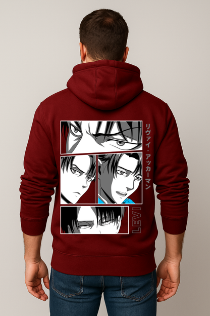 AOT - LEVI ACKERMAN PREMIUM HOODIE