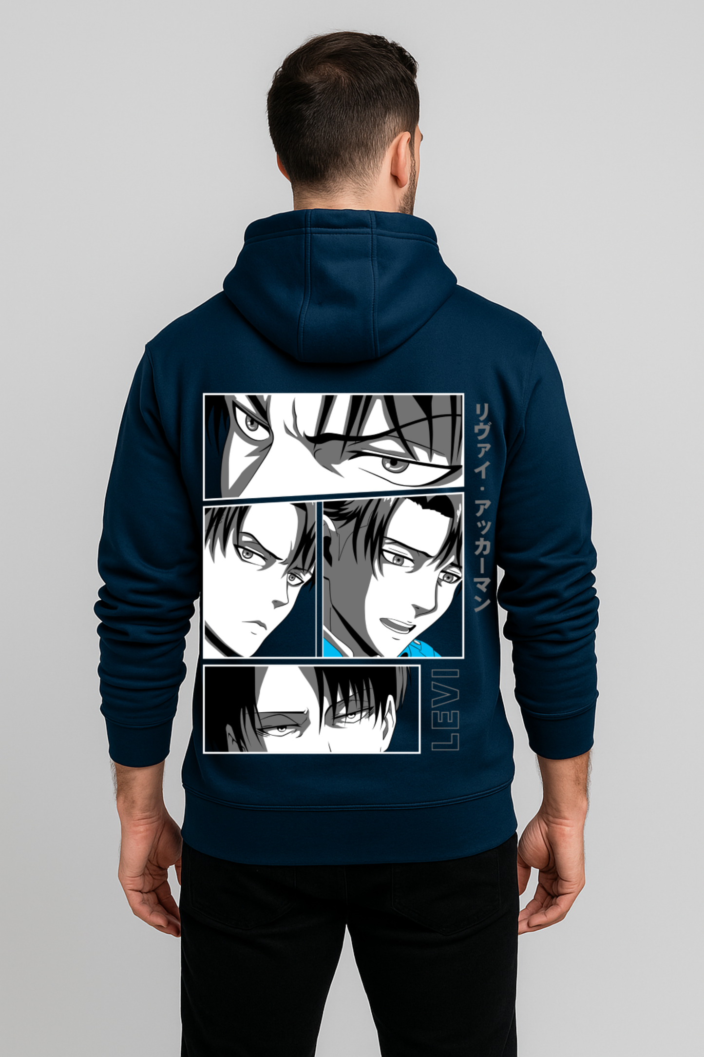 AOT - LEVI ACKERMAN PREMIUM HOODIE