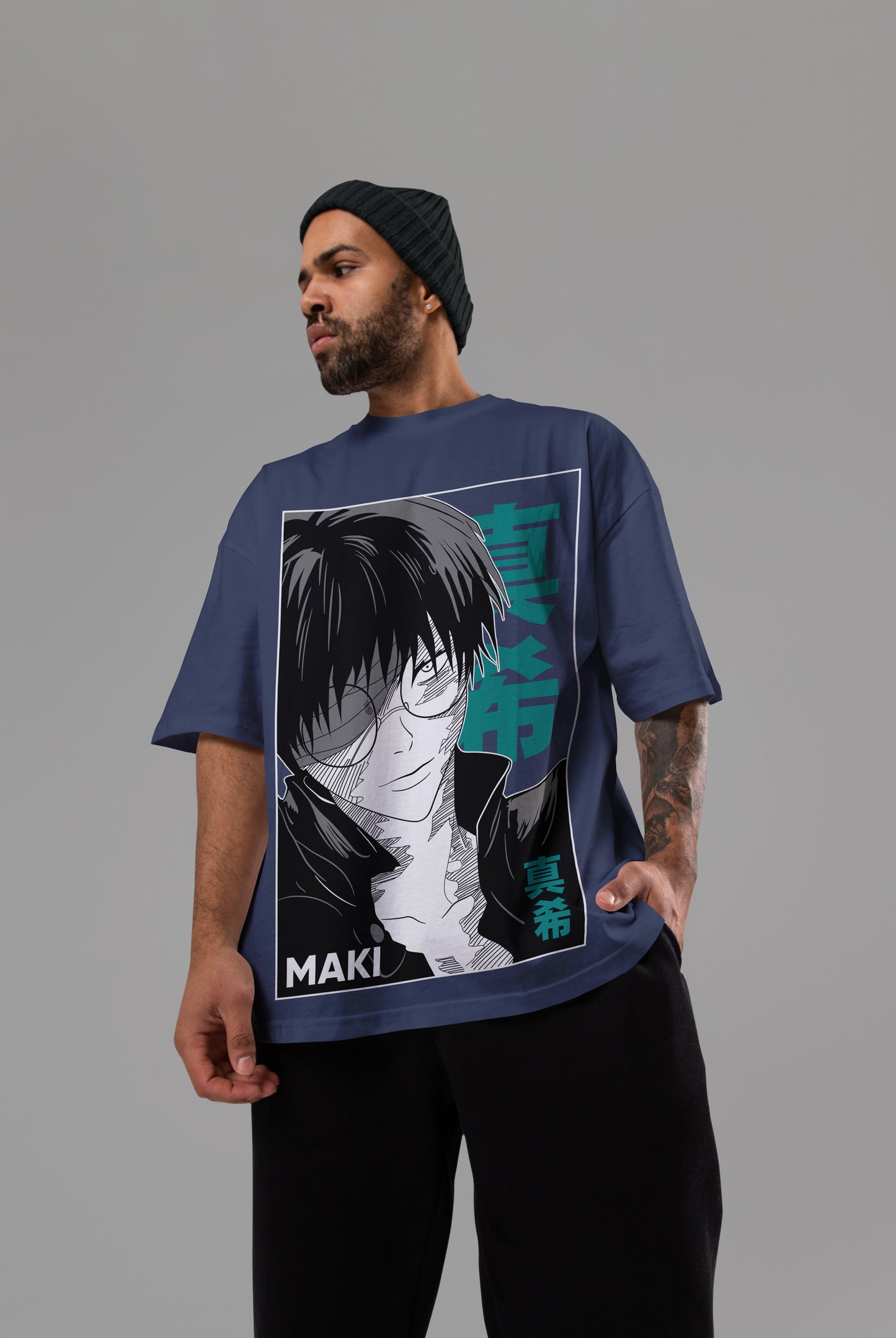 Maki Zenin Oversized Tee | Jujutsu Kaisen Edition