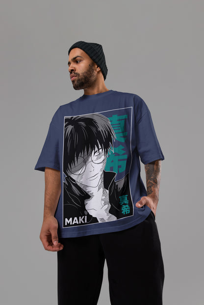 Maki Zenin Oversized Tee | Jujutsu Kaisen Edition