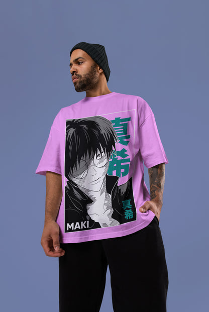 Maki Zenin Oversized Tee | Jujutsu Kaisen Edition