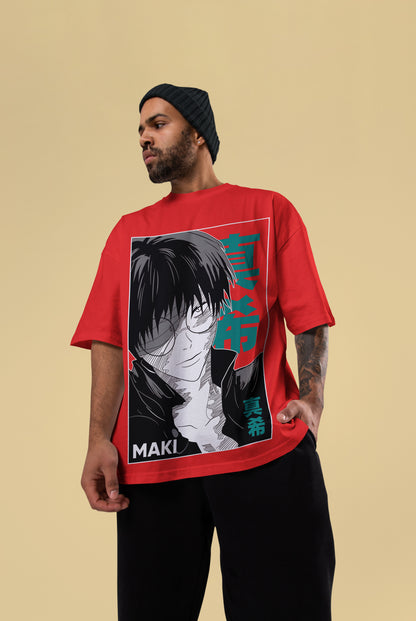 Maki Zenin Oversized Tee | Jujutsu Kaisen Edition