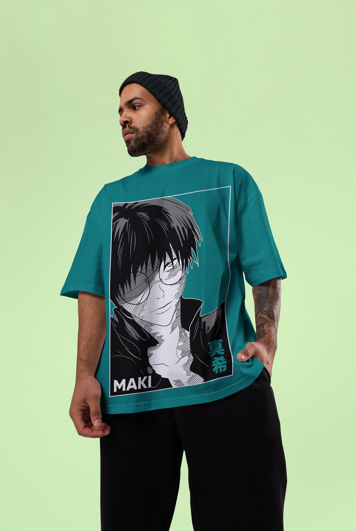 Maki Zenin Oversized Tee | Jujutsu Kaisen Edition