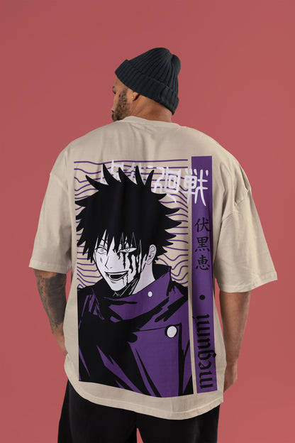 Megumi Fushiguro Oversized Tee | Jujutsu Kaisen Edition