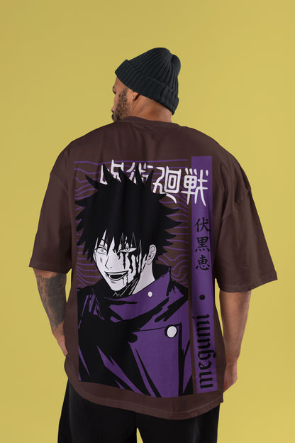Megumi Fushiguro Oversized Tee | Jujutsu Kaisen Edition