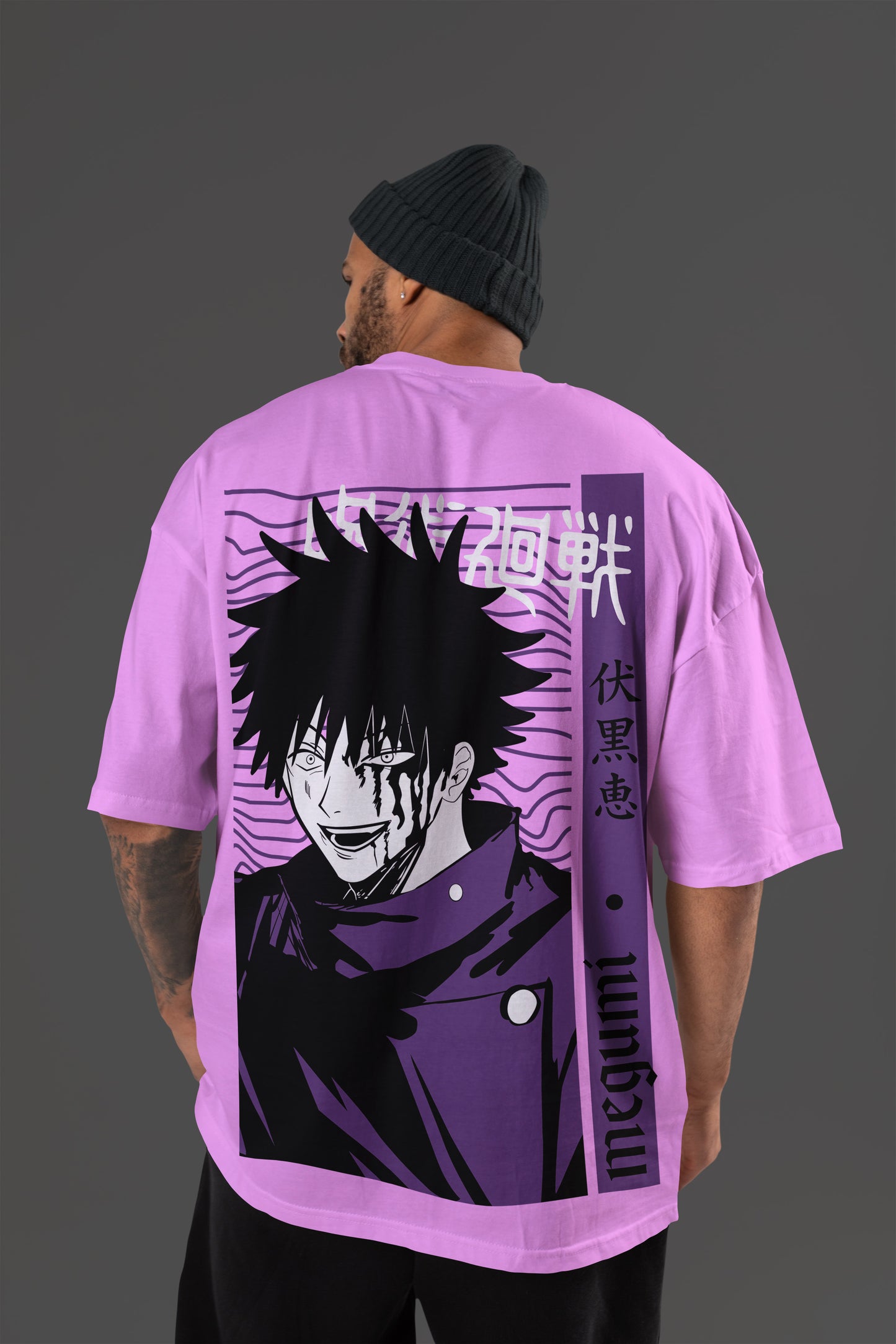 Megumi Fushiguro Oversized Tee | Jujutsu Kaisen Edition
