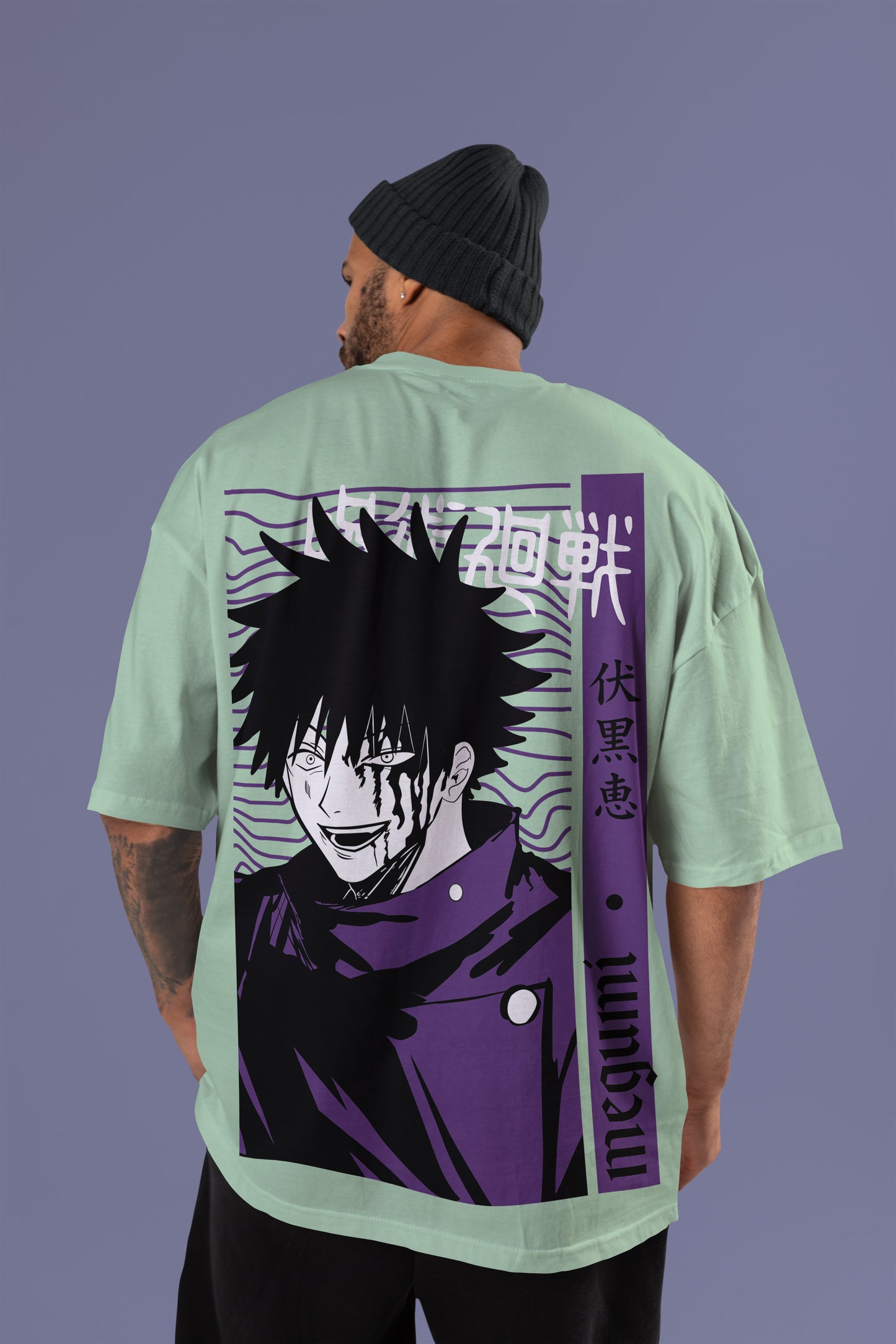 Megumi Fushiguro Oversized Tee | Jujutsu Kaisen Edition