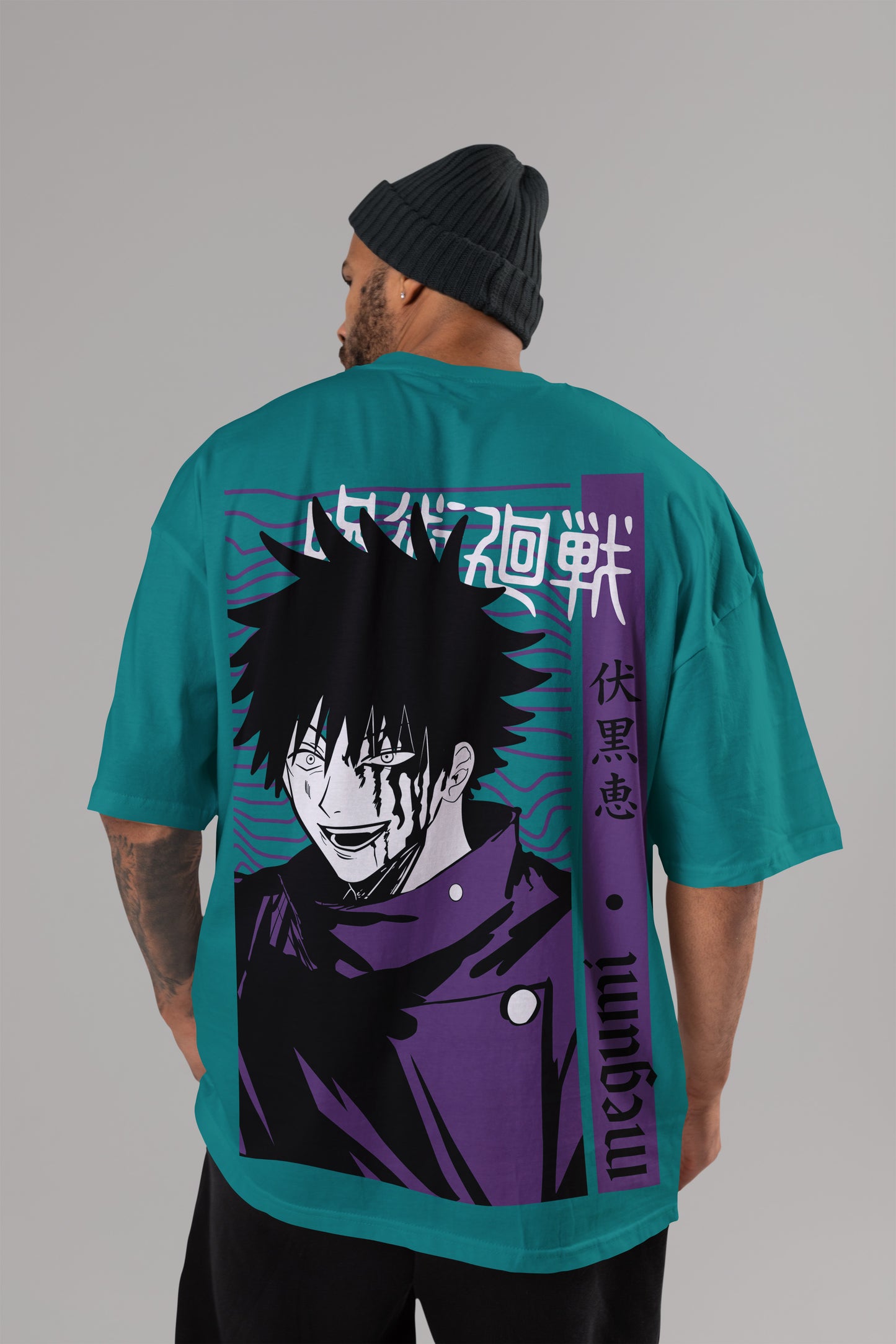 Megumi Fushiguro Oversized Tee | Jujutsu Kaisen Edition