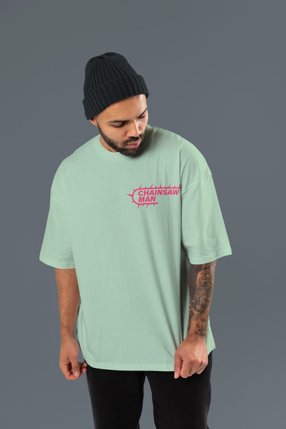Chainsaw Man - Neon Carnage Oversized Tee