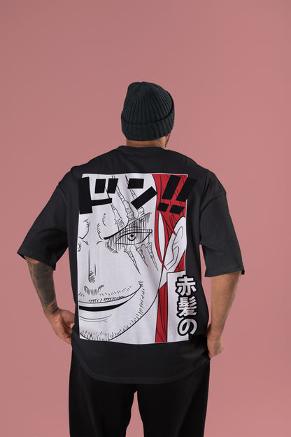 One Piece - Red-Haired Shanks Oversized Tee