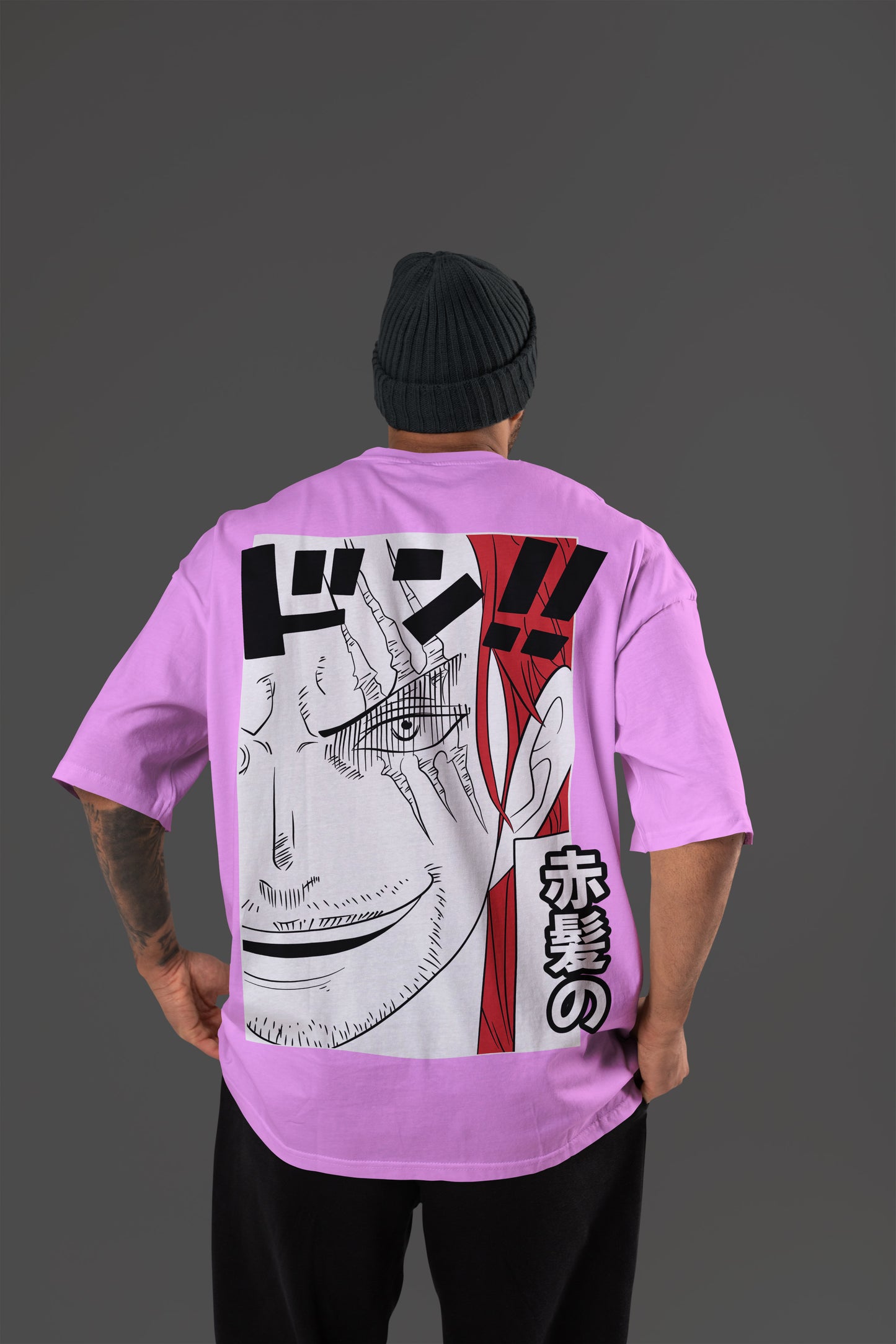 One Piece - Red-Haired Shanks Oversized Tee