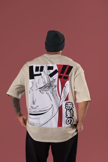 One Piece - Red-Haired Shanks Oversized Tee