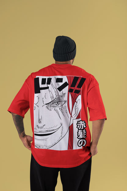 One Piece - Red-Haired Shanks Oversized Tee