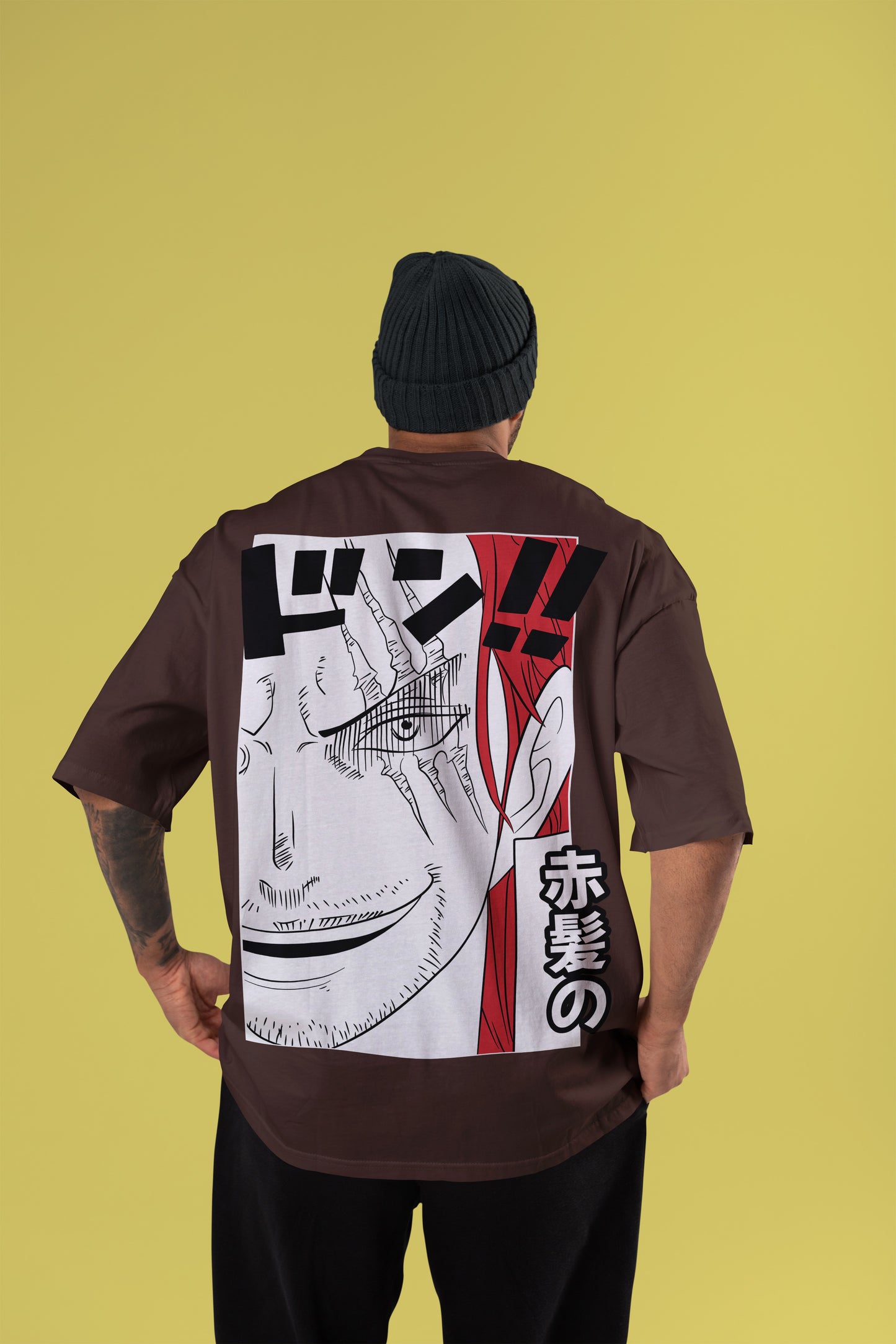 One Piece - Red-Haired Shanks Oversized Tee
