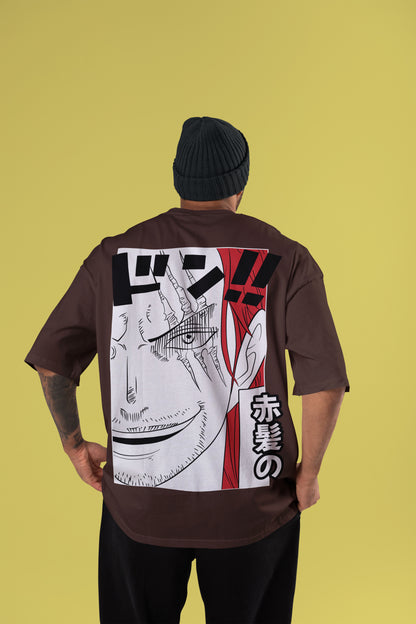 One Piece - Red-Haired Shanks Oversized Tee