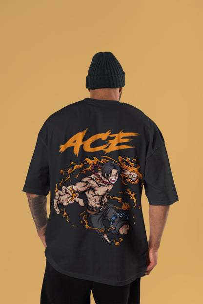 One Piece - FIRE FIST Ace Oversized Tee